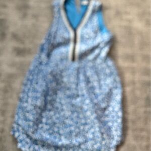 Vineyard Vines Blue Patterned girls dress